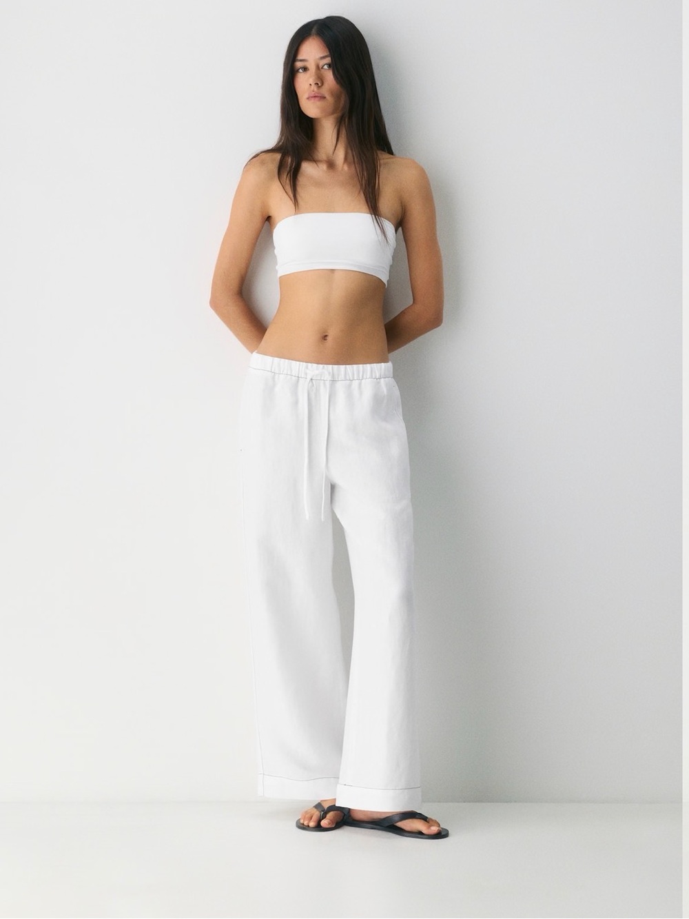 Aritzia The Lodge Pant Cruise Linen NWOT